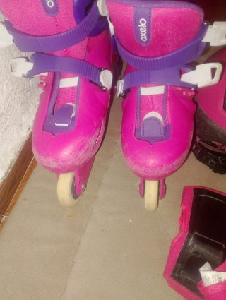 Patines y protecciones niña Oxelo
