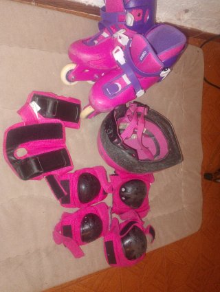 Patines y protecciones niña Oxelo