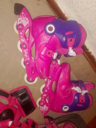 Patines y protecciones niña Oxelo