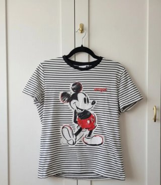 Camiseta Desigual Mickey Mouse Rayas