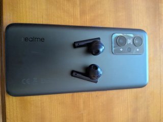Realme GT 2 + Realme Airbuds 5 Negro + Cargador