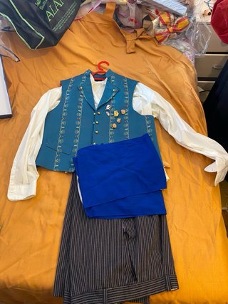 Traje Fallero Hombre Azul