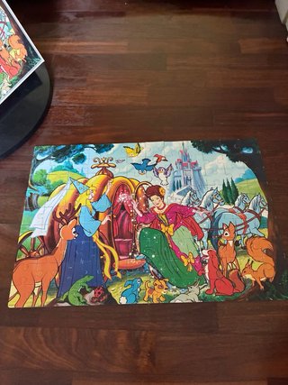 Puzzle Frozen Anna e Olaf. Principessa