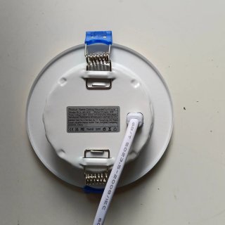 20 Paneles LED Redondos Empotrables 5 W luz blanca