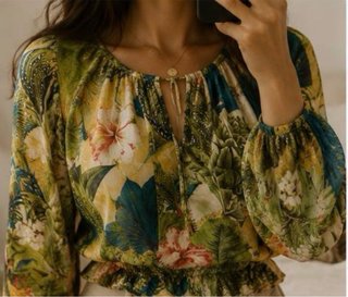 Blusa Guess by Marciano Estampado Tropical