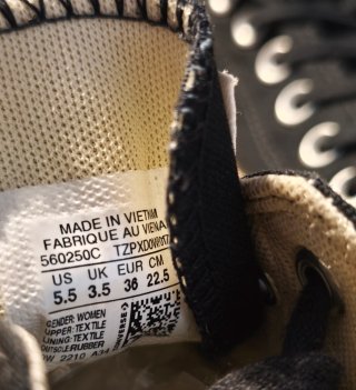 Zapatillas Converse Taylor All Star plataforma 36