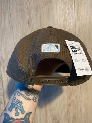 Cappello New Era Snapback Marrone regolabile