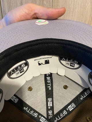 Cappello New Era Snapback Marrone regolabile