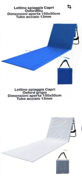 Lettino da spiaggia Nazareno Gabrielli