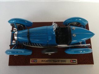 1/18 MODELLO BUGATTI TYPE 59 CON BASE ESPOSITIVA