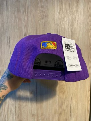 Cappello New Era Snapback Viola Oro REGOLABILE