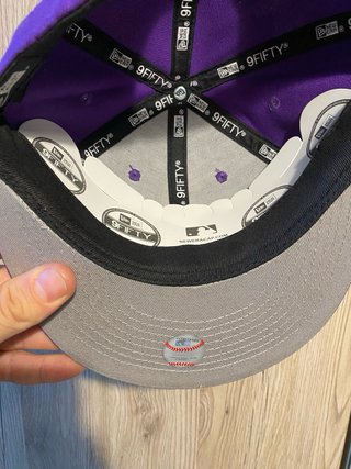 Cappello New Era Snapback Viola Oro REGOLABILE