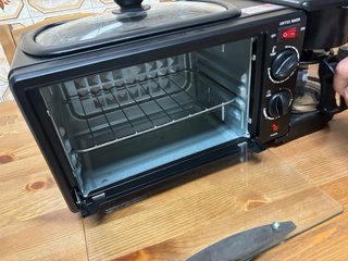 Mini Forno e Cafeteira 2 em 1