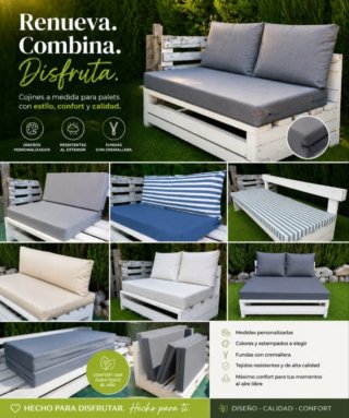 Cojines y espumas para palets