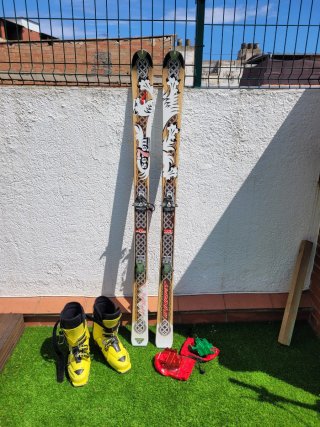 Conjunto Esquís Travesía Dynafit Seven Summits