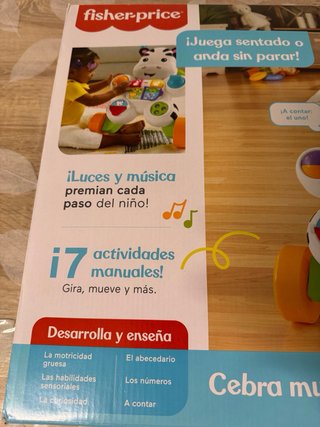Andador Zebra Fisher Price