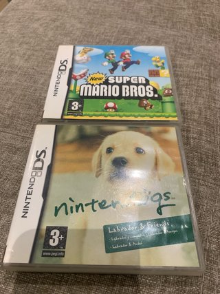 Nintendo DS: New Super Mario Bros. y Nintendogs