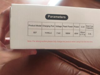 Aspiradora Portátil Recargable
