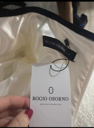 Vestido Rocio Osorno Negro y Blanco
