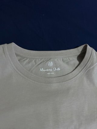 Camiseta Massimo Dutti Beige