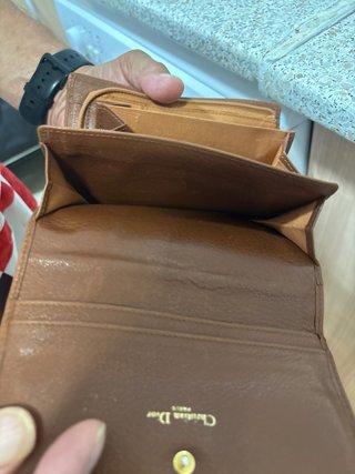 Borsa Christian Dior Beige e Marrone