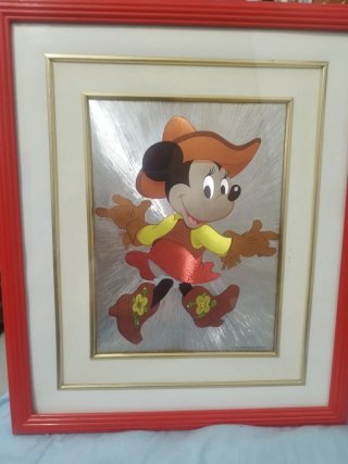 Cuadro con marco lámina Minnie Mouse Disney