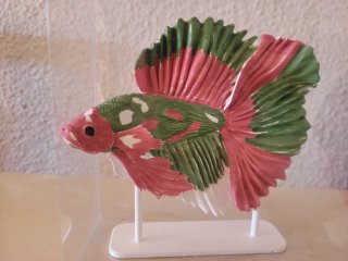 Pez Betta 3D Pintado a Mano