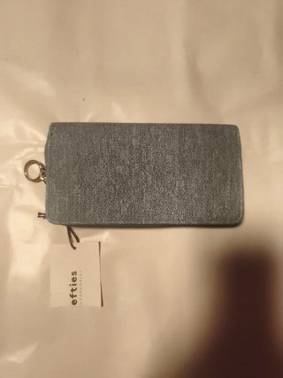 Cartera Mujer Lefties Azul con Tachuelas