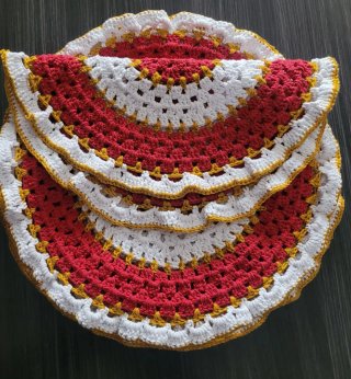 Souplast de crochet  hecho por encargo.
