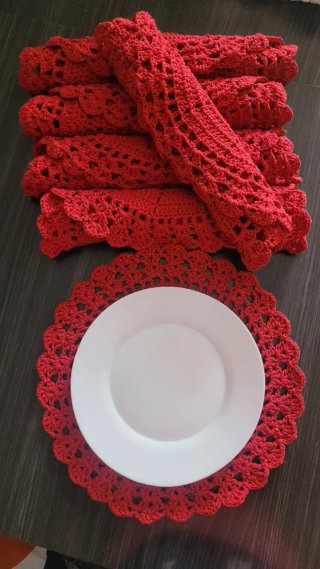 Souplast de crochet  hecho por encargo.