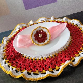 Souplast de crochet  hecho por encargo.