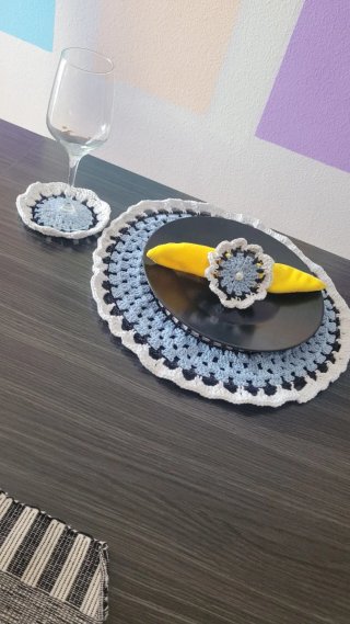 Souplast de crochet  hecho por encargo.