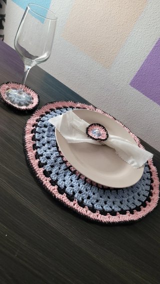 Souplast de crochet  hecho por encargo.