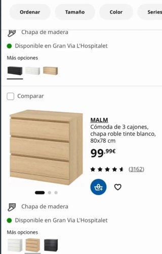 Cómoda Malm Madera