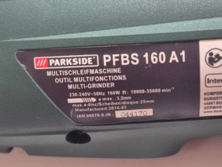 Mini taladro parkside pfbs 160 a1