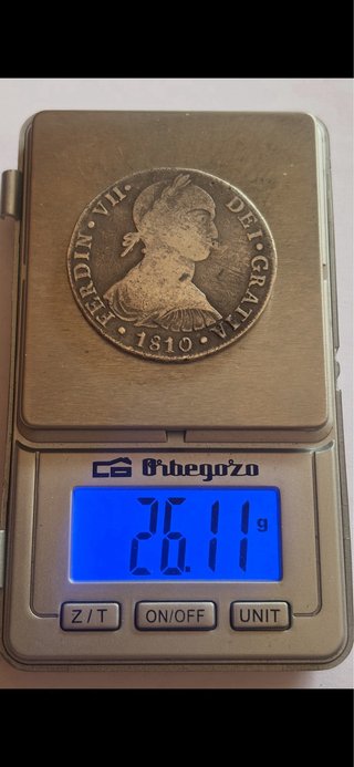 8 Reales 1810 (BC+) Lima Fernando VII