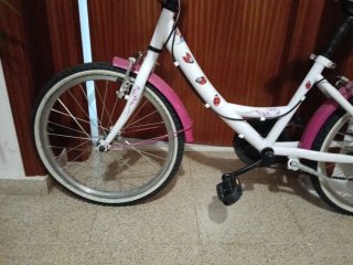 Bicicleta infantil niña rosa