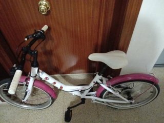 Bicicleta infantil niña rosa