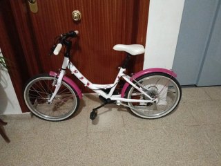 Bicicleta infantil niña rosa