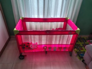 Minicuna con colchón premium