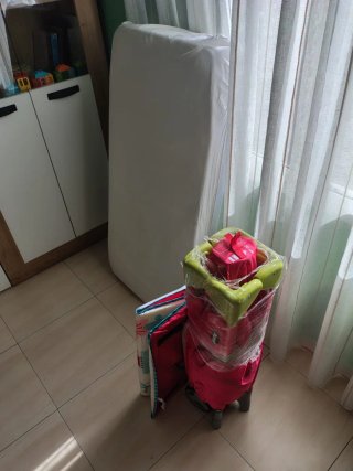 Minicuna con colchón premium