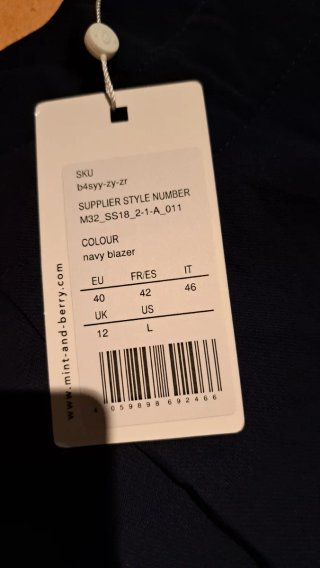 Pantalón Negro Talla 40