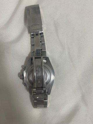 Reloj Hombre Negro y Plateado