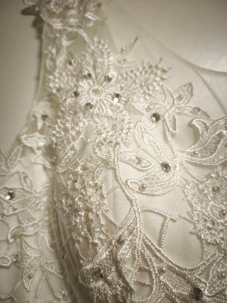 Vestido de Novia Blanco Encaje