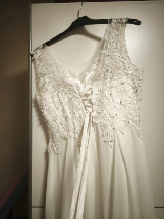 Vestido de Novia Blanco Encaje