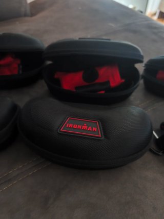 Fundas para gafas Ironman (negras) 6 unidades