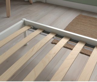 Cama Ikea metálica blanca