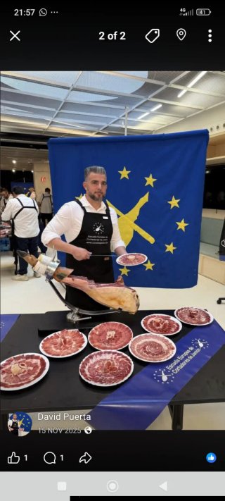 Ofrezco mis servicios como cortador de jamón