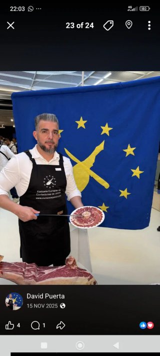 Ofrezco mis servicios como cortador de jamón