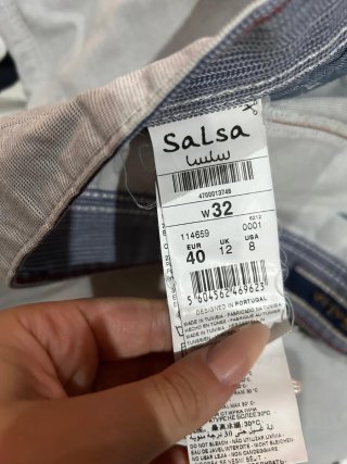 Pantalón corto Salsa gris hombre